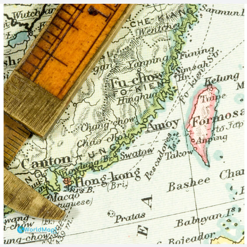 Taiwan History Map